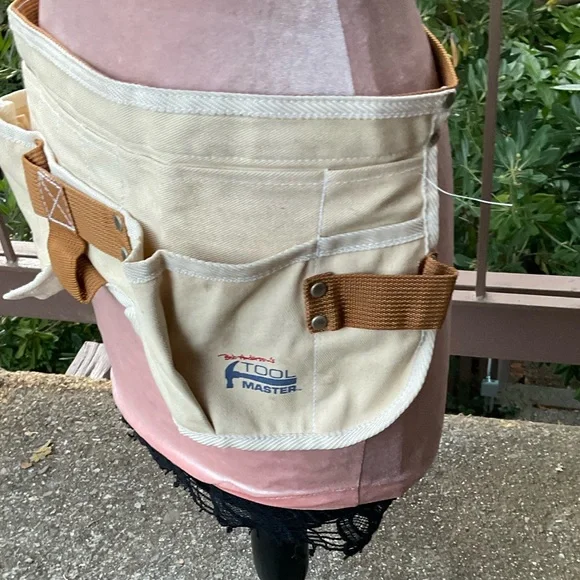 Bob Anderson Tool Master tool belt cream cotton canvas like new